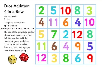 Addition Games To Learn Maths Easily | Printableducation