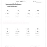2nd grade maths worksheet addition and subtraction