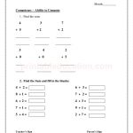 Grade 1 addition worksheet 3