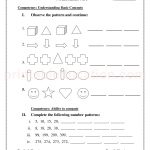 Grade 3 third worksheet for pattern33