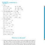Grade six 6 integers worksheets s