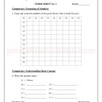 grade 1 worksheet number5